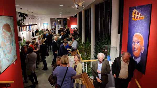 Vernissage zur Ausstellung "Bruckner in alle Himmelsrichtungen" im Anton Bruckner Centrum Ansfelden (Jänner 2024)