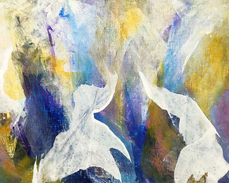 Walter Mikes: „Licht“, 2023, Fineartprint auf Hahnemühle Büttenpapier, 40x50cm, mit Rahmen 53x73cm