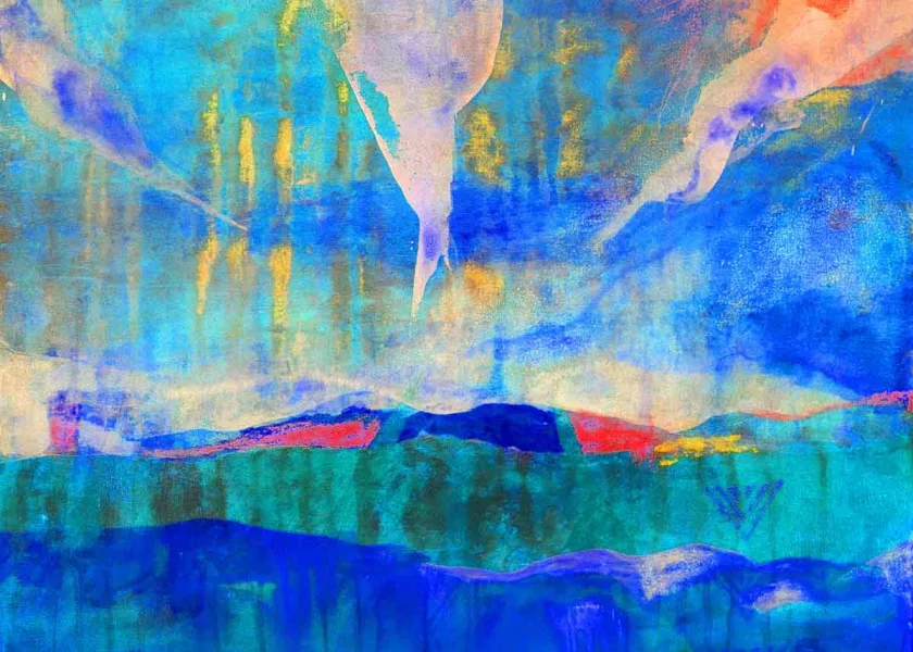 Walter Mikes: "Verkehrte Welt“ 2023, Fineartprint auf Hahnemühle Büttenpapier, 50x70cm, mit Rahmen 64x94cm